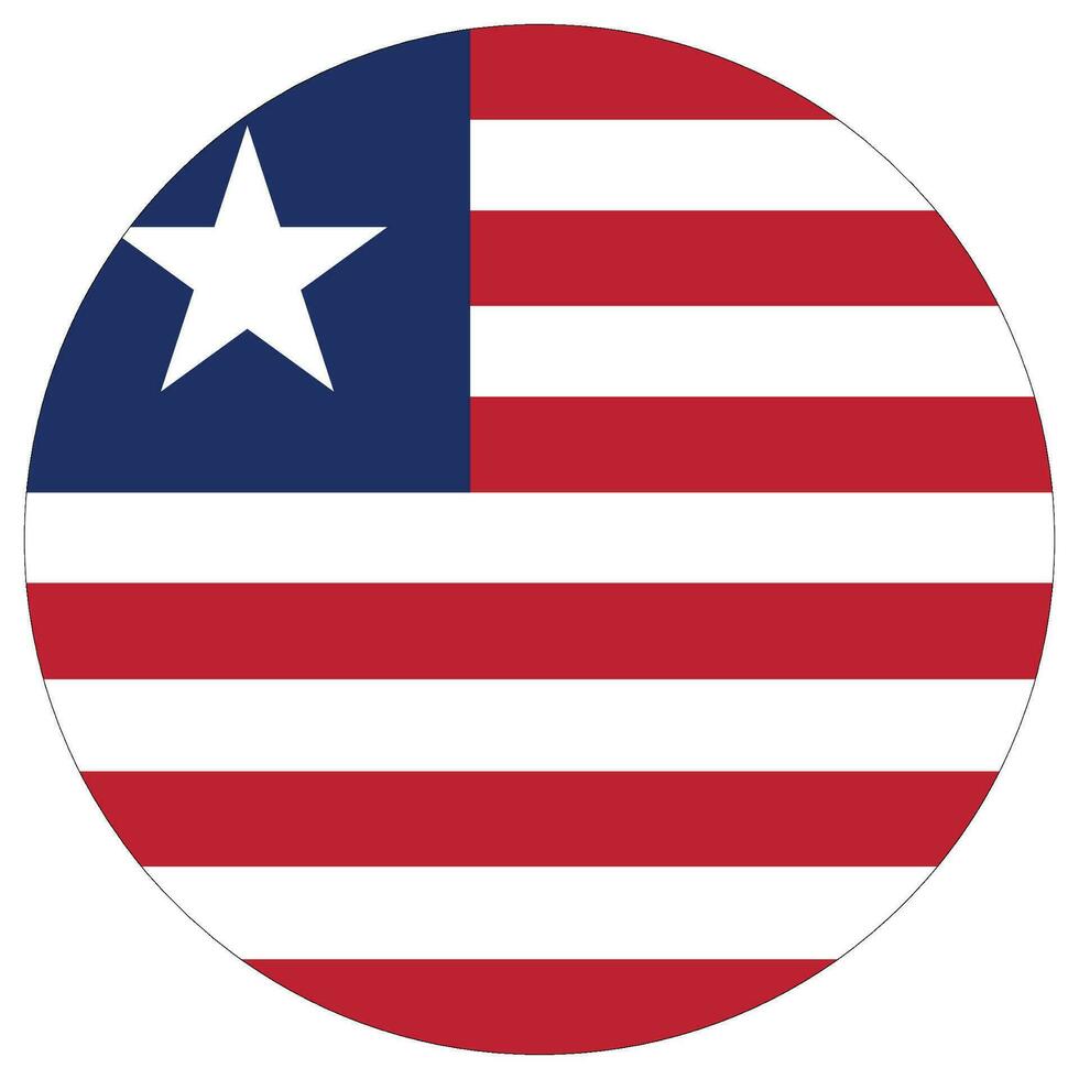 Liberia bandera bandera de Liberia diseño forma vector