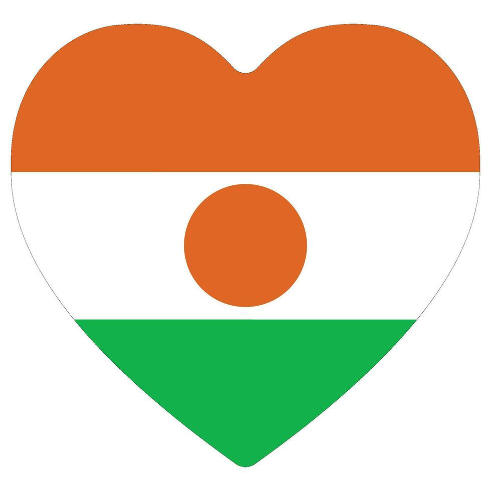 Niger flag shape. Flag of Niger design shape. vector