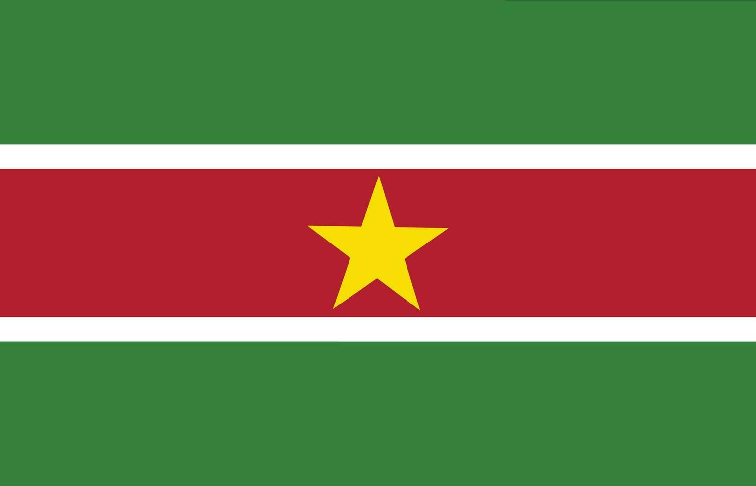 Suriname flag design shape. Flag of Suriname design shape. vector
