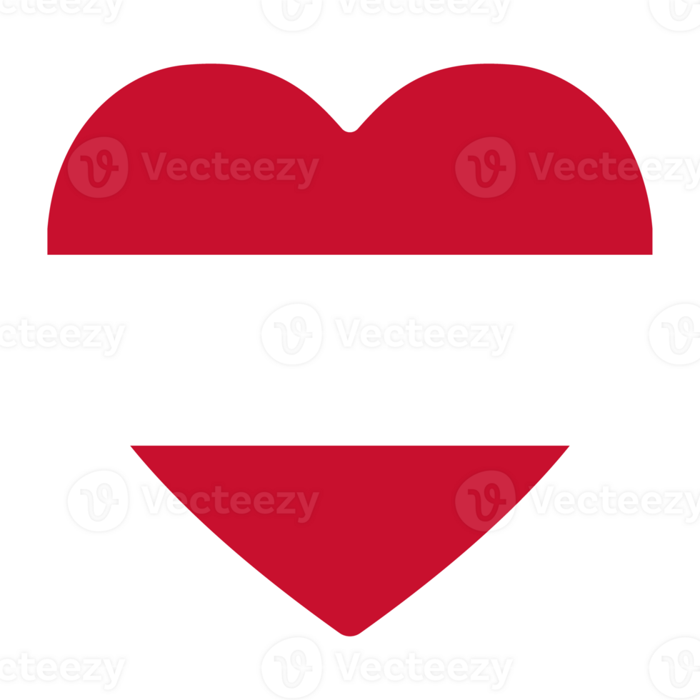 Austrian flag in shape design. Flag of Austria in shape design png