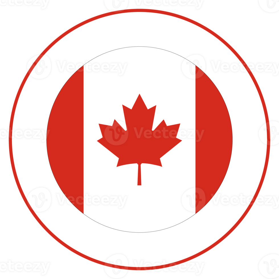 kanada flagga. flagga av kanada i design form. png