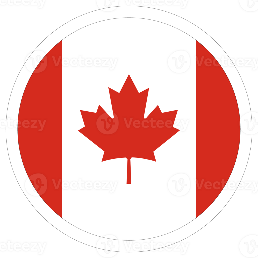 Canada Flag. Flag of Canada in design shape. png
