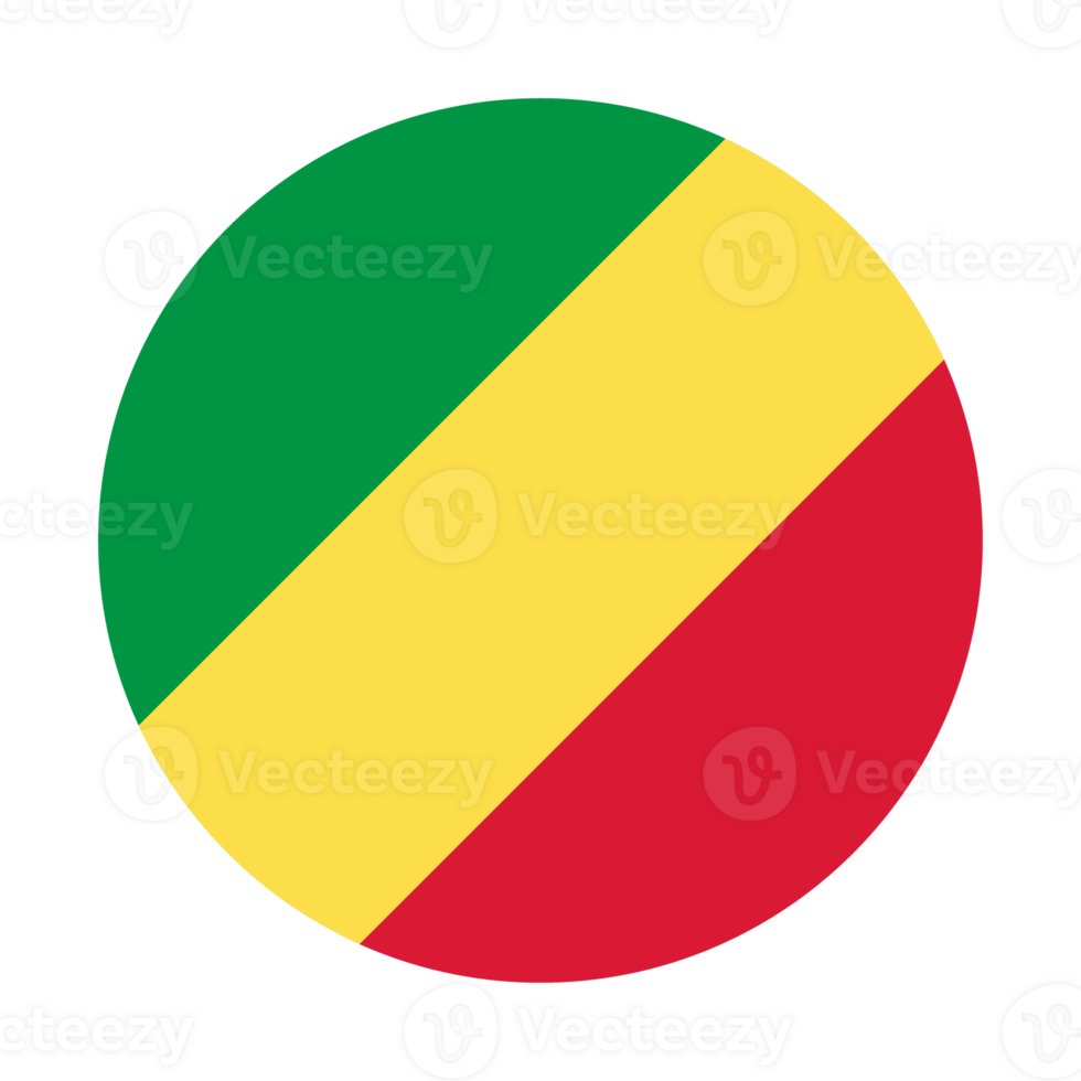 Congo flag in design shape. Flag of Congo in design shape. png
