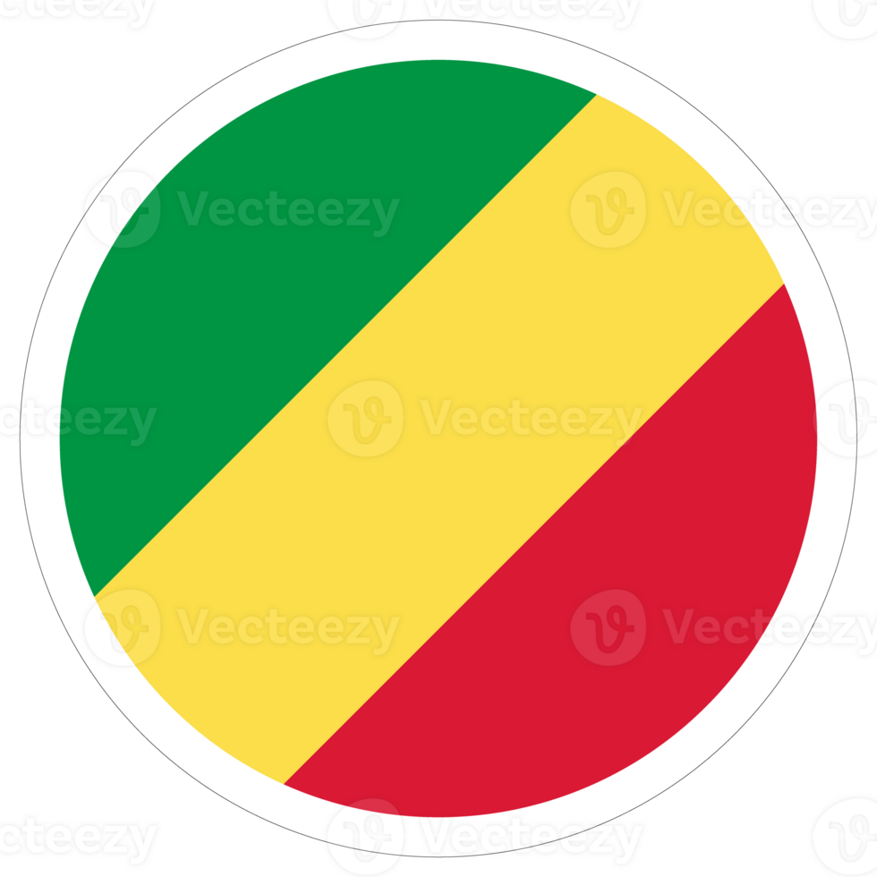 Congo flag in design shape. Flag of Congo in design shape. png