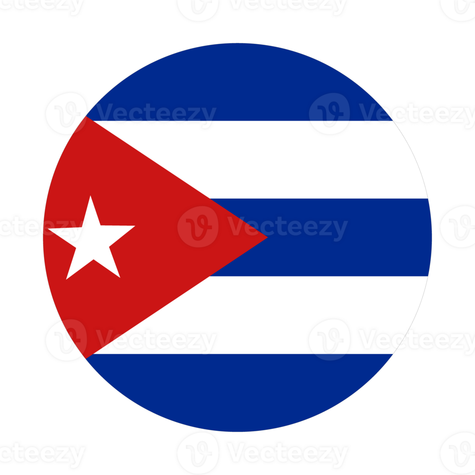 Cuba flag in design shape. Flag of Cuba in design shape png