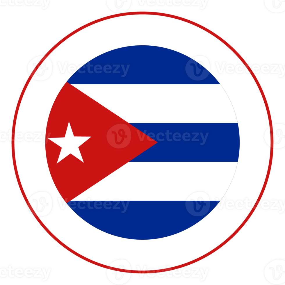 Cuba flag in design shape. Flag of Cuba in design shape png