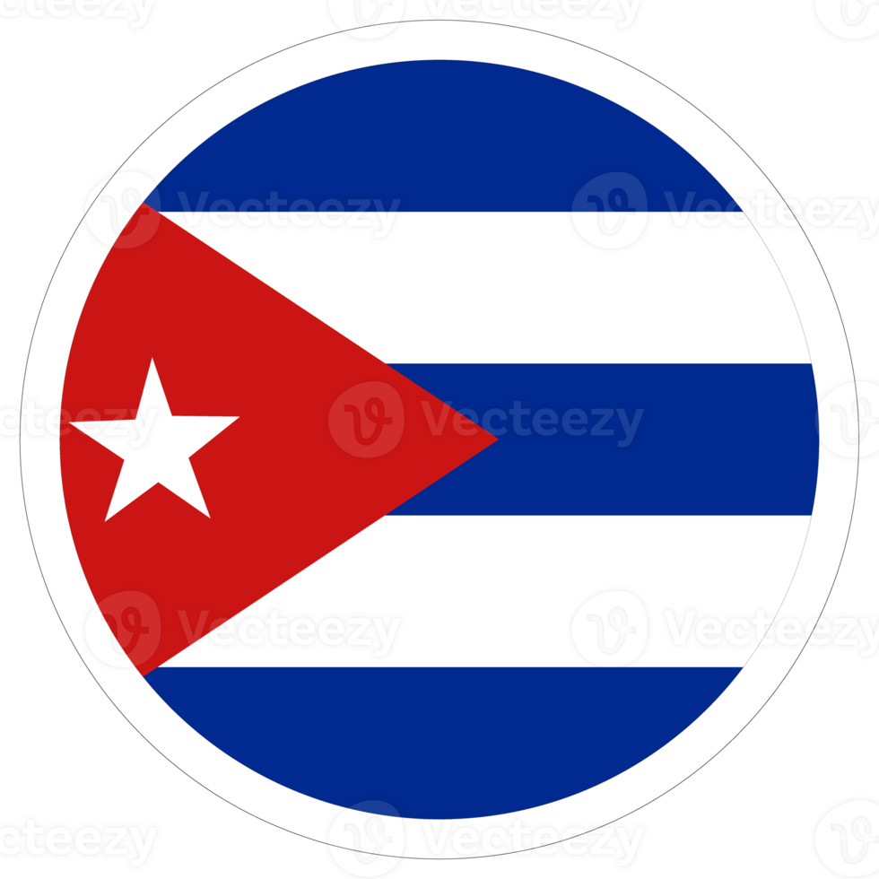Cuba flag in design shape. Flag of Cuba in design shape png