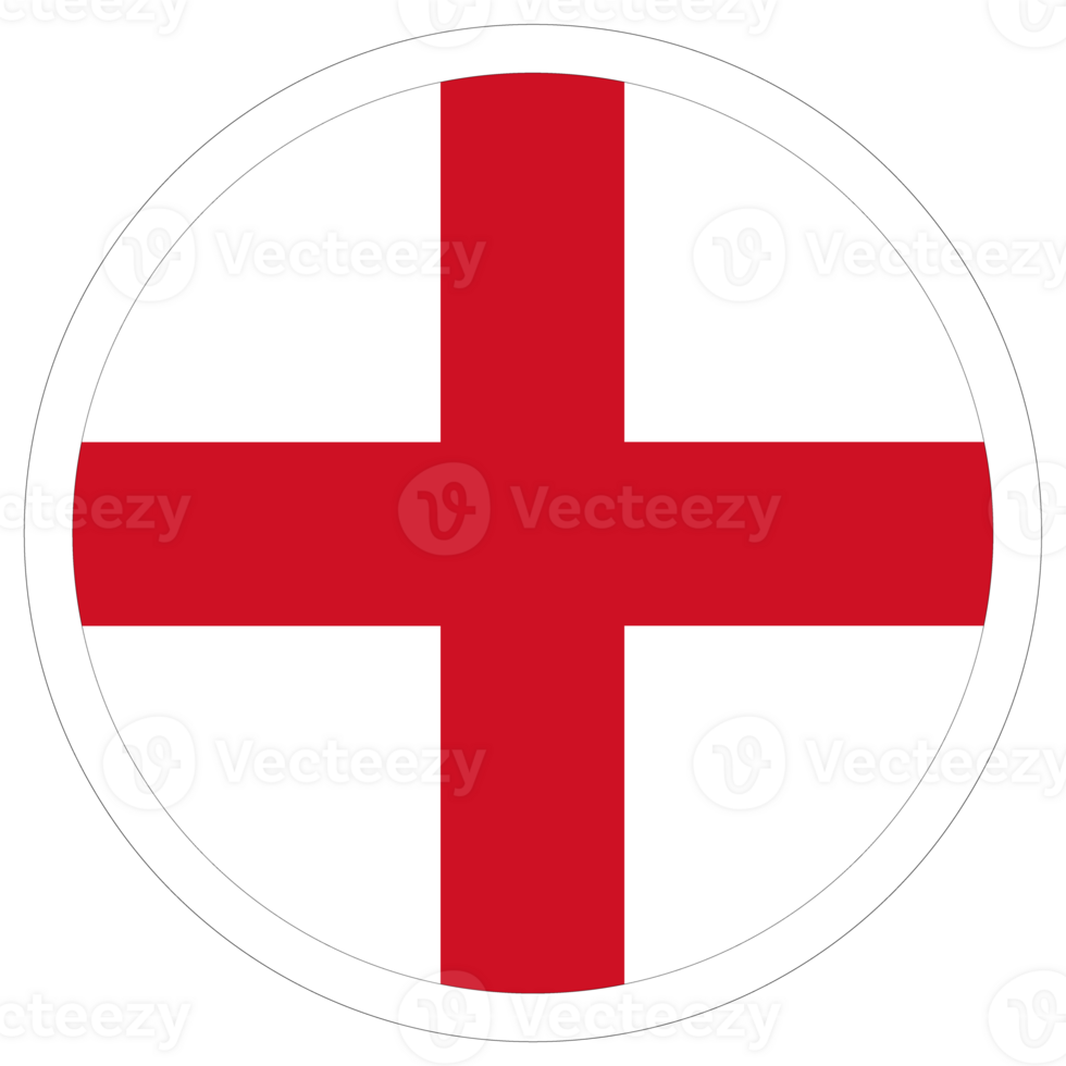 Flag of England. England flag in design shape png