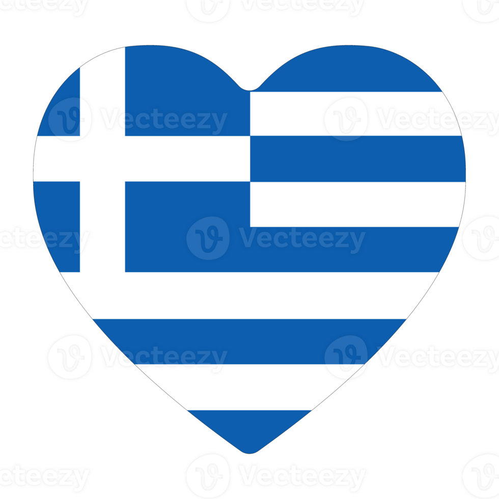 Greek flag in design shape. Flag of Greece in design shape png