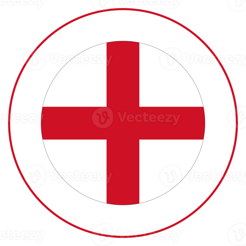 bandiera di Inghilterra. Inghilterra bandiera nel design forma png