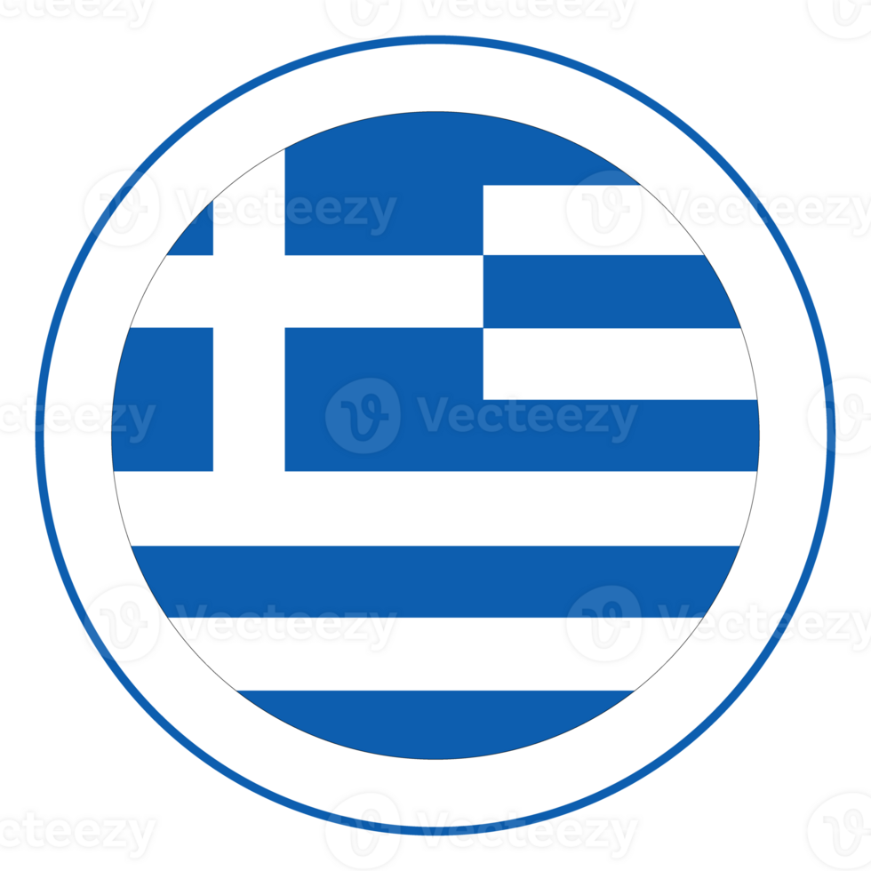 Greek flag in design shape. Flag of Greece in design shape png