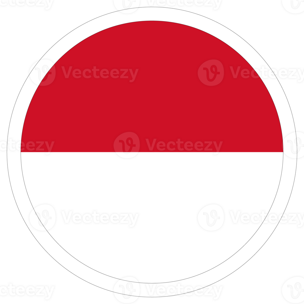 Indonesian flag in design shape. Flag of Indonesia in design shape png