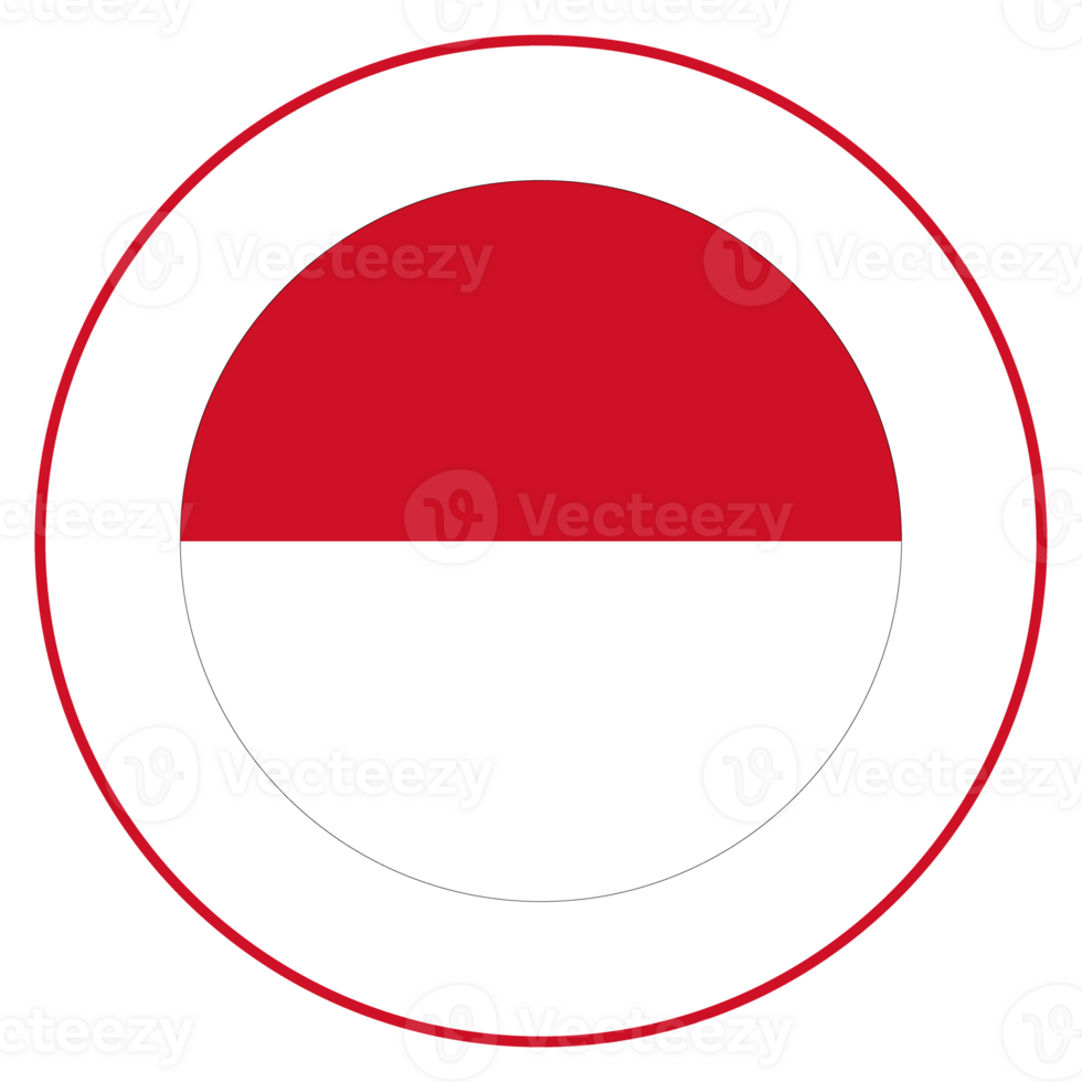 Indonesian flag in design shape. Flag of Indonesia in design shape png