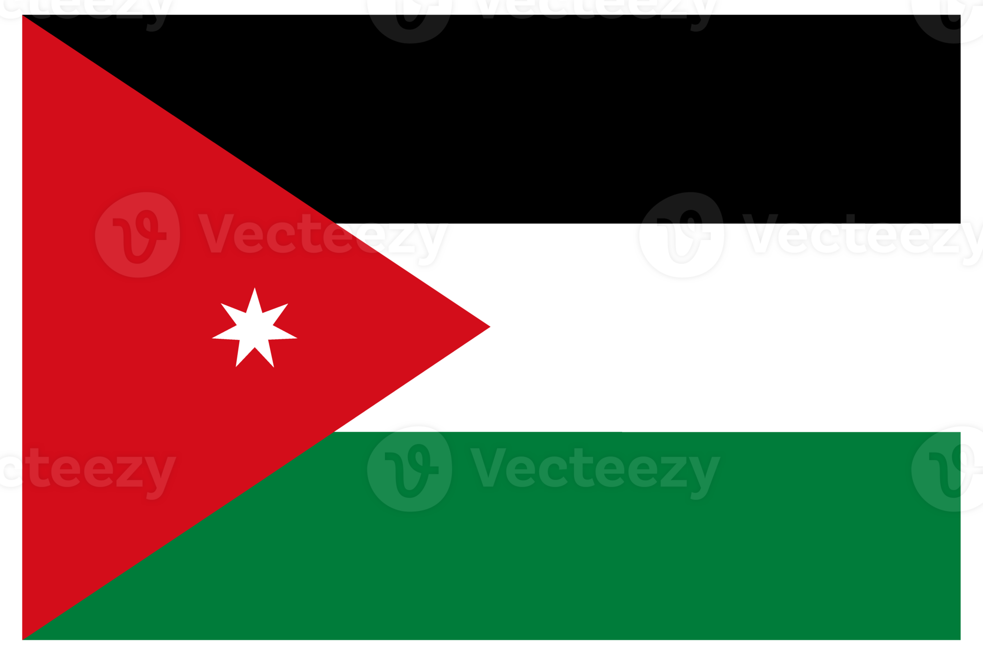Jordan flag. Flag of Jordan in shape 25862836 PNG