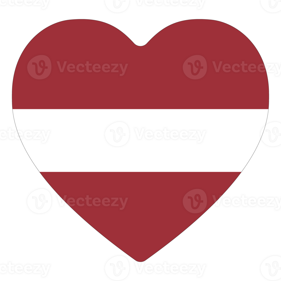 Flag of Latvia in  shape. Latvia flag in a design shape png