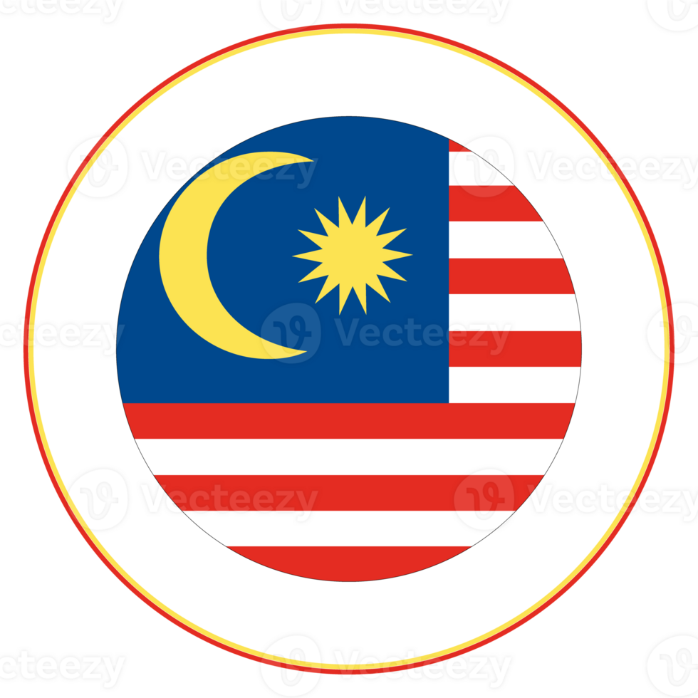 Malaysian flag in design shape. Flag of Malaysia in design shape. png