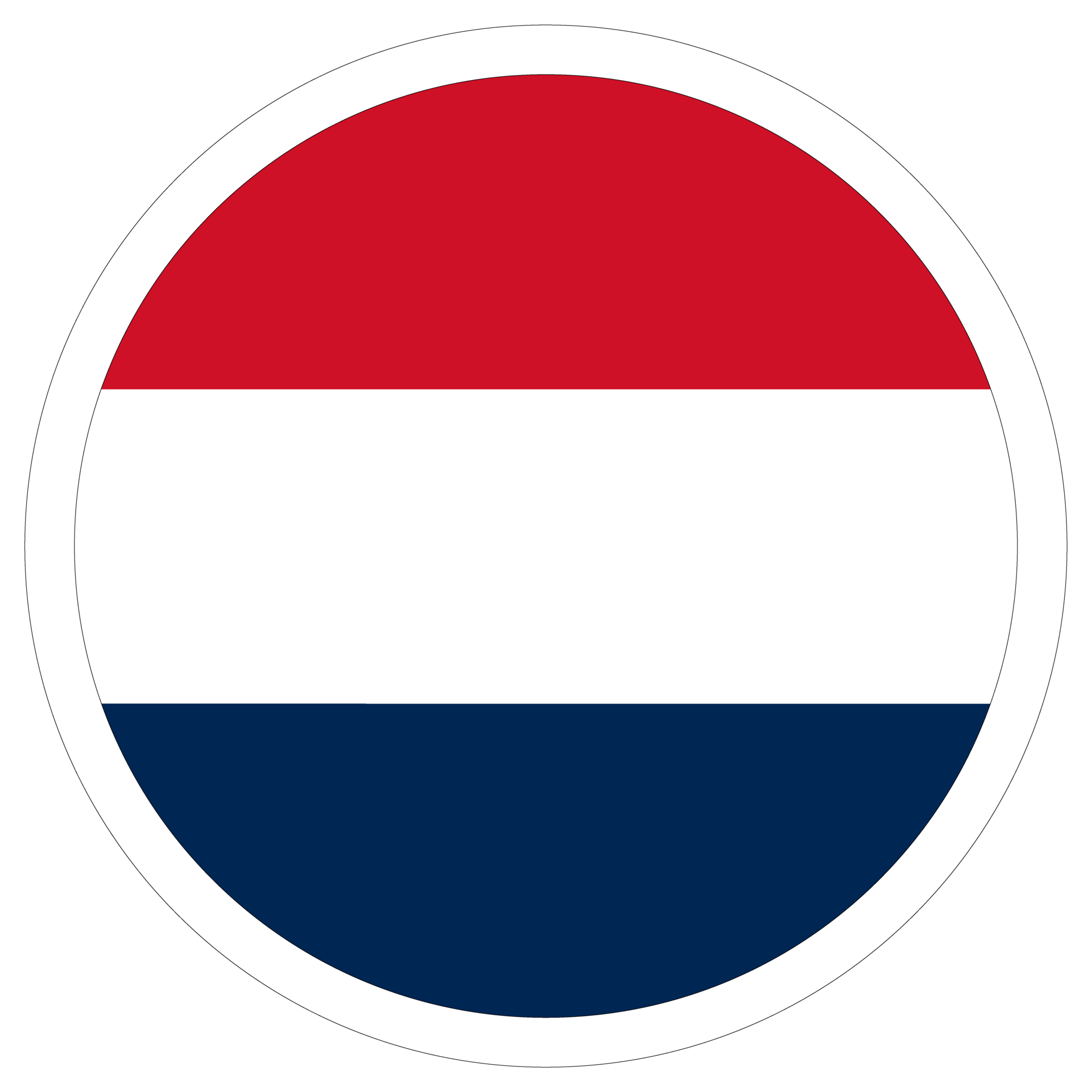 Netherlands flag in design shape. The Flag of the Netherlands in a
