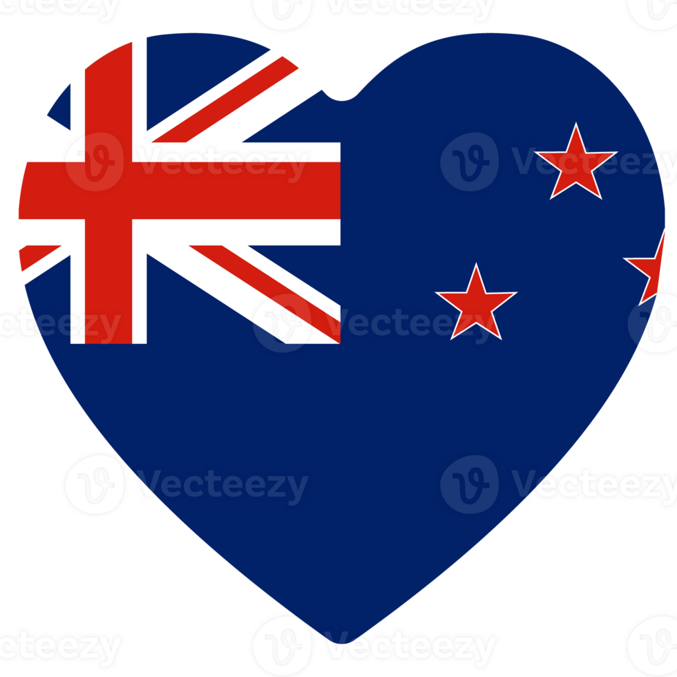 New Zealand flag in design shape. Flag New Zealand in design shape png