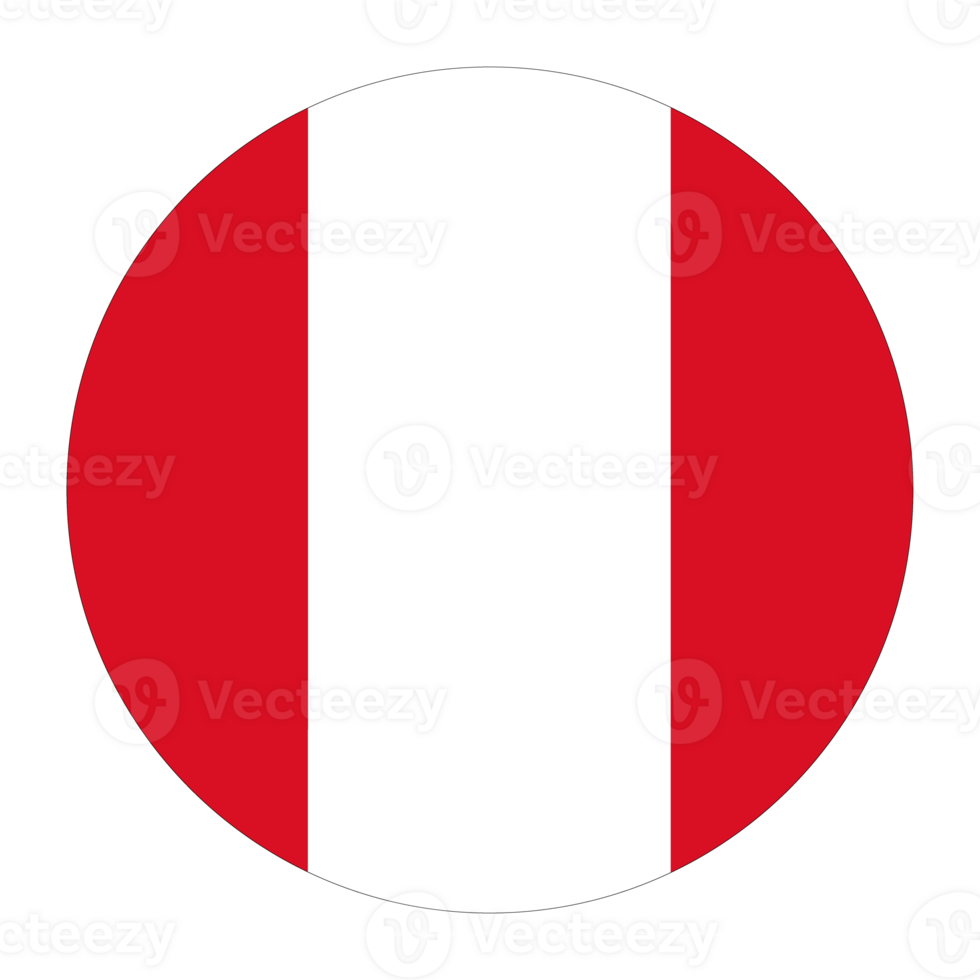 Flag of Peru. Peru flag in design shape png
