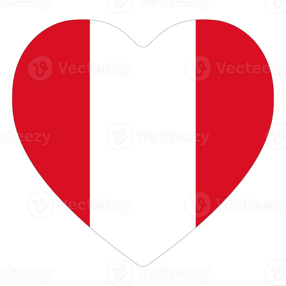 Flag of Peru. Peru flag in design shape png