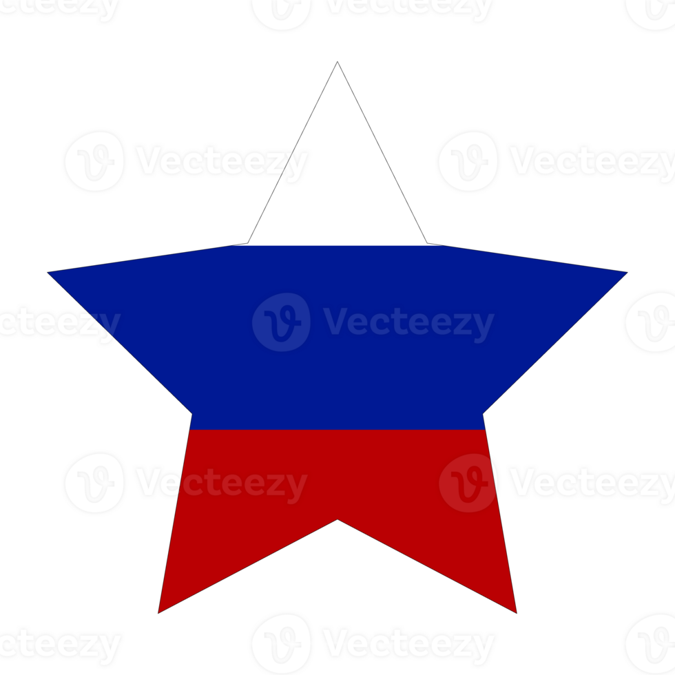 Russian flag in shape. Flag of Russia in shape. png