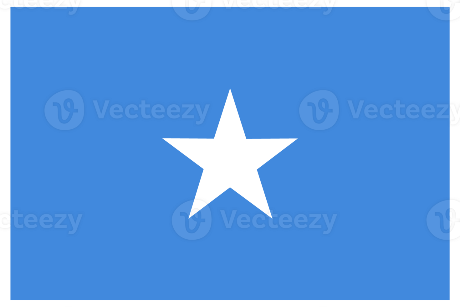 Flag of Somalia. Somalian flag in design shape png