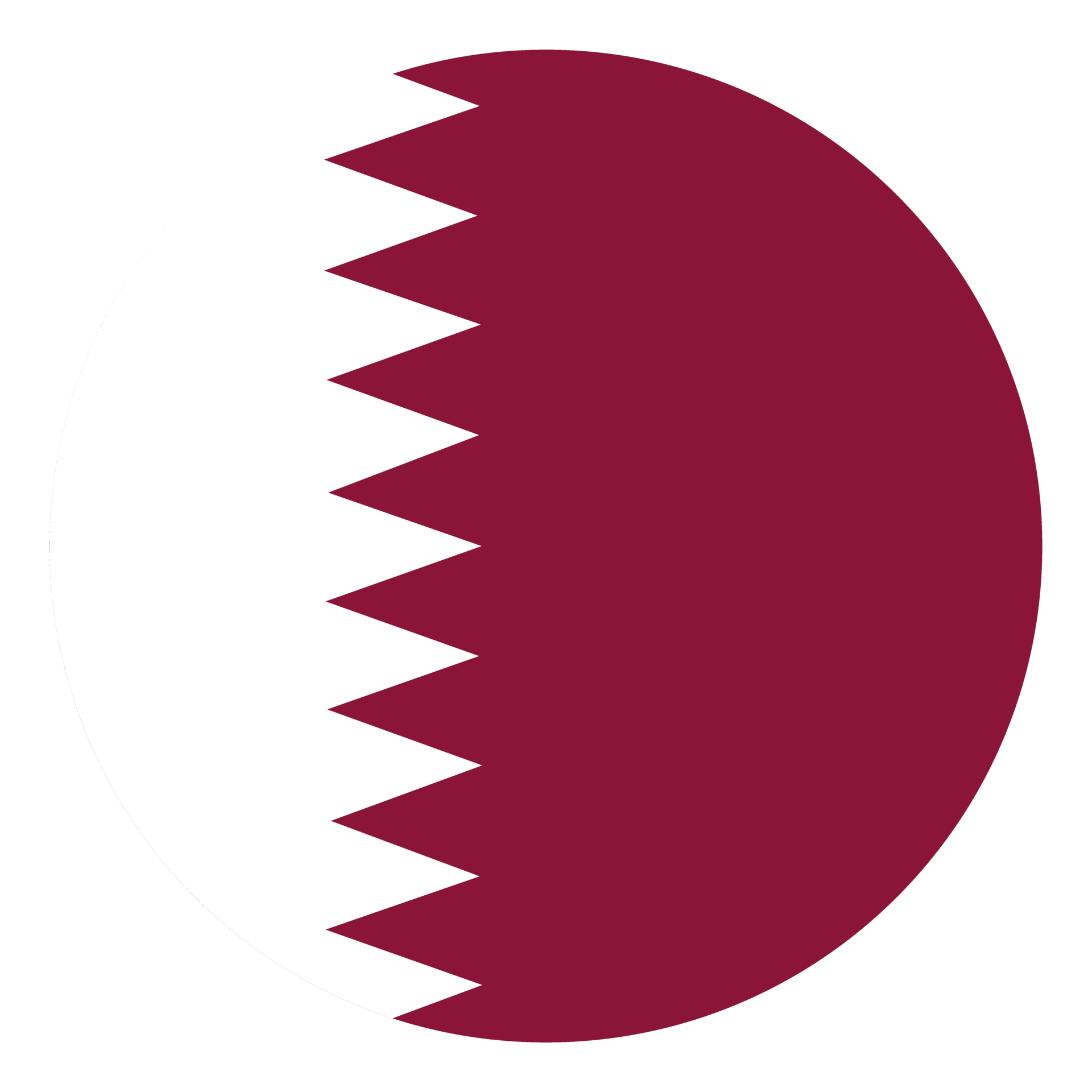 Qatar flag in shape. Flag of Qatar in shape. 25863033 PNG