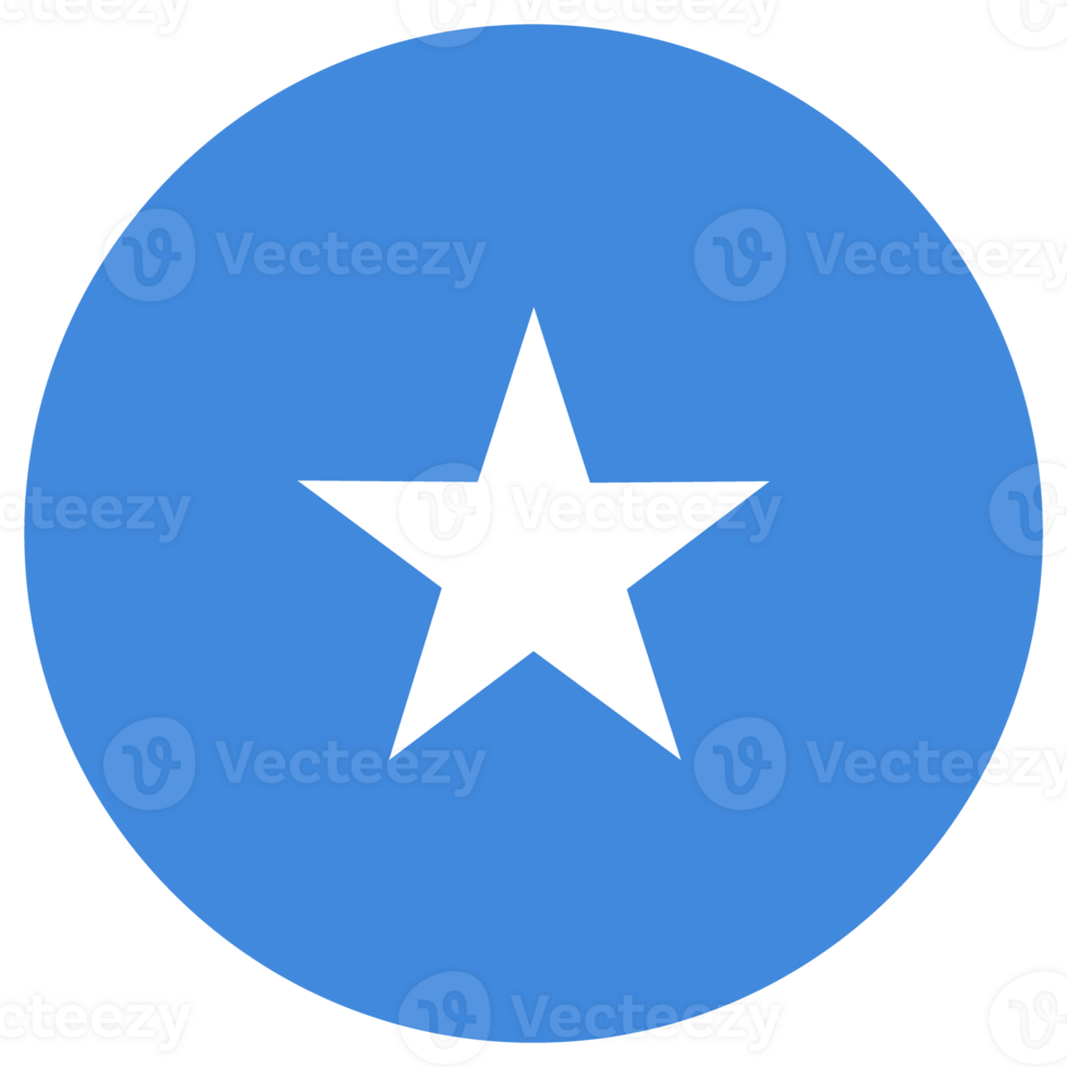 Flag of Somalia. Somalian flag in design shape png