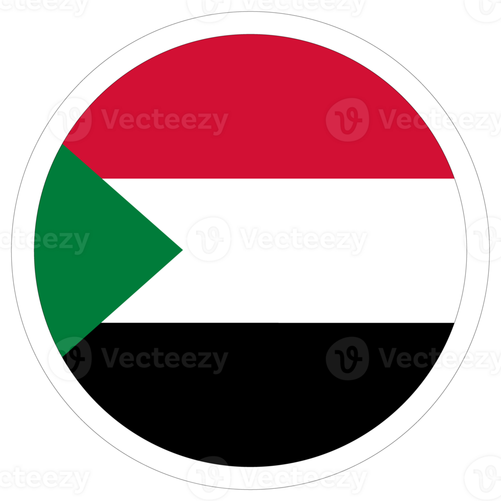 Sudan Flag. Flag of Sudan in design shape png