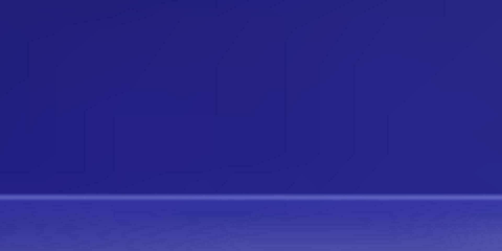 Blue empty room with copy space for display of content design. Horizontal template for design. Banner for advertise product on website. Vector illustration