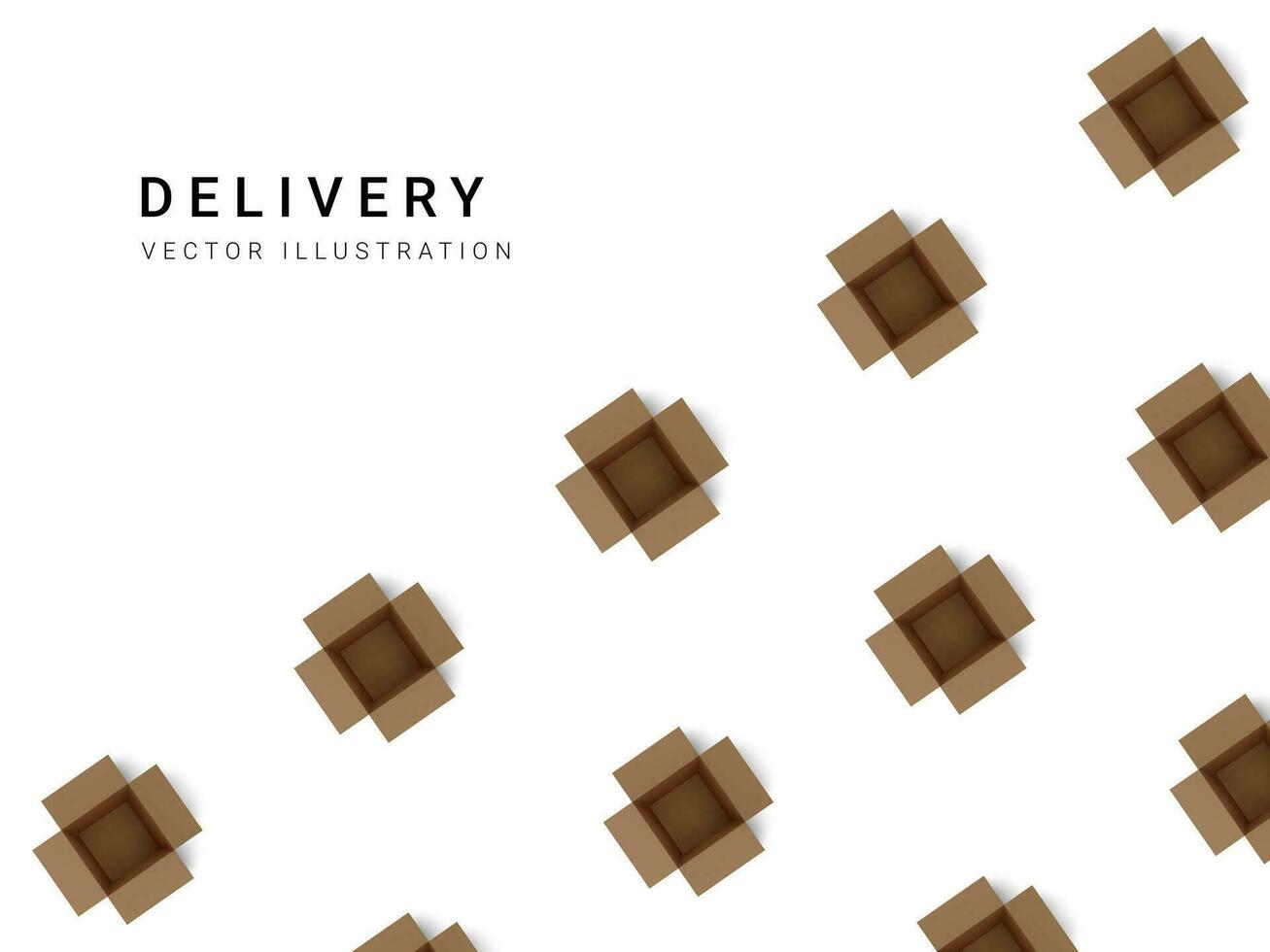Concept for delivery service. Fast shipping. Vector illustration