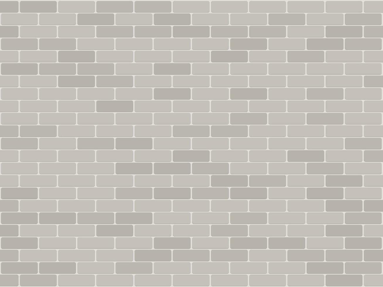 Brick wall pattern seamless background. Realistic decorative background. Vector illustration