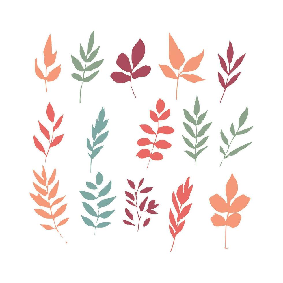 otoño hoja aislado en blanco antecedentes sencillo dibujos animados plano estilo vector ilustración