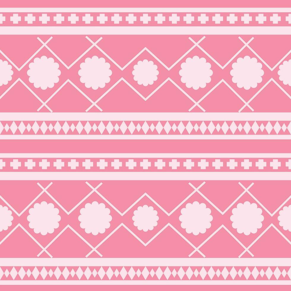Geometric ethnic pattern design for asian fabric , clothing, fabric, batik, knitwear, embroidery, Ikkat, pixel pattern. vector