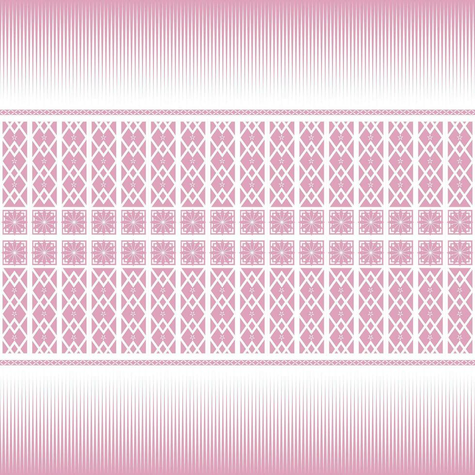 Geometric ethnic pattern design for asian fabric , clothing, fabric, batik, knitwear, embroidery, Ikkat, pixel pattern. vector