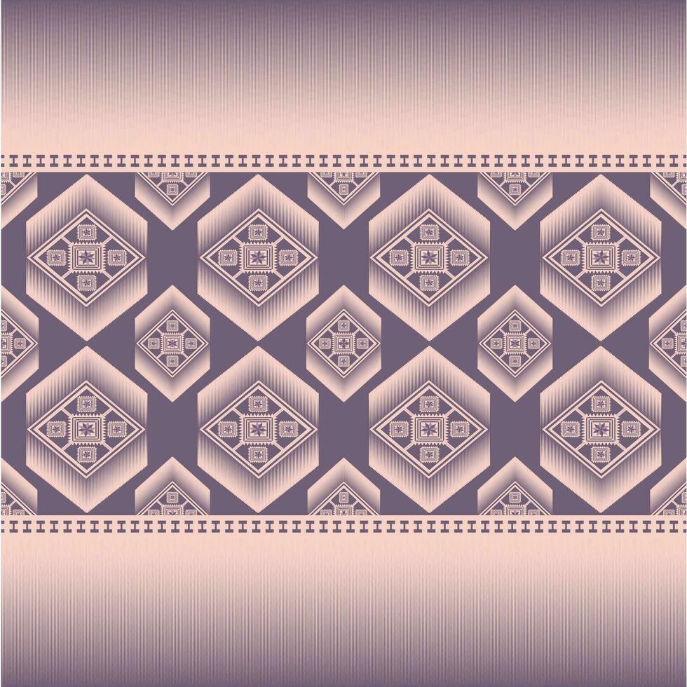 Geometric ethnic pattern design for asian fabric , clothing, fabric, batik, knitwear, embroidery, Ikkat, pixel pattern. vector