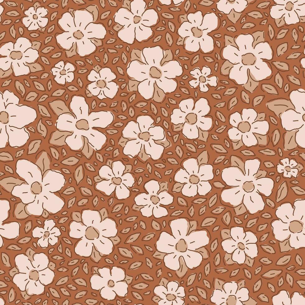 Floral seamless pattern. Vector design for paper, cover, fabric interior decor.