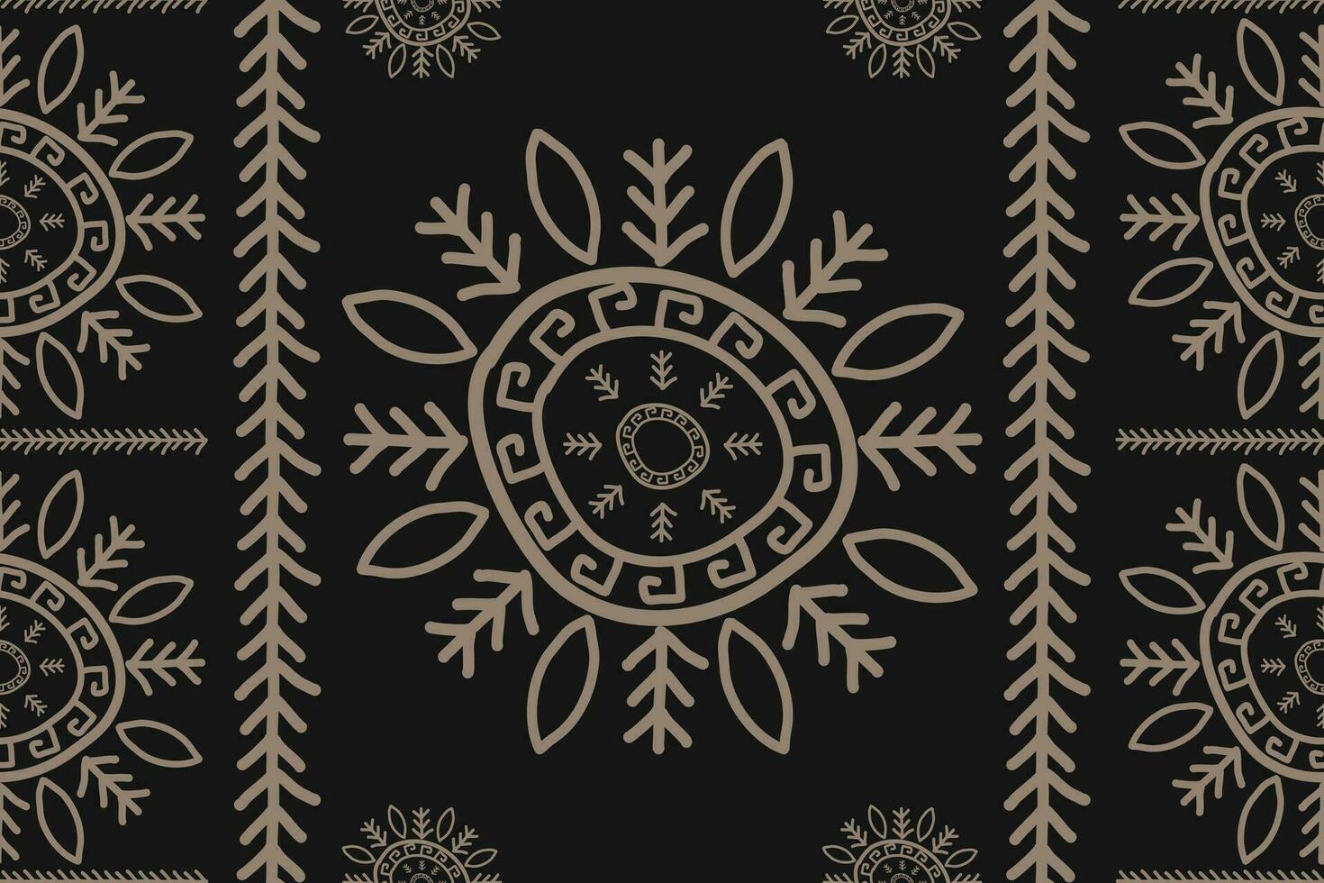 Abstract simple ethnic tribal geometric stripes pattern. Ethnic tribal geometric shape seamless pattern. Monochrome ethnic pattern use for textile, carpet, rug, cushion, wallpaper, mural, etc. vector
