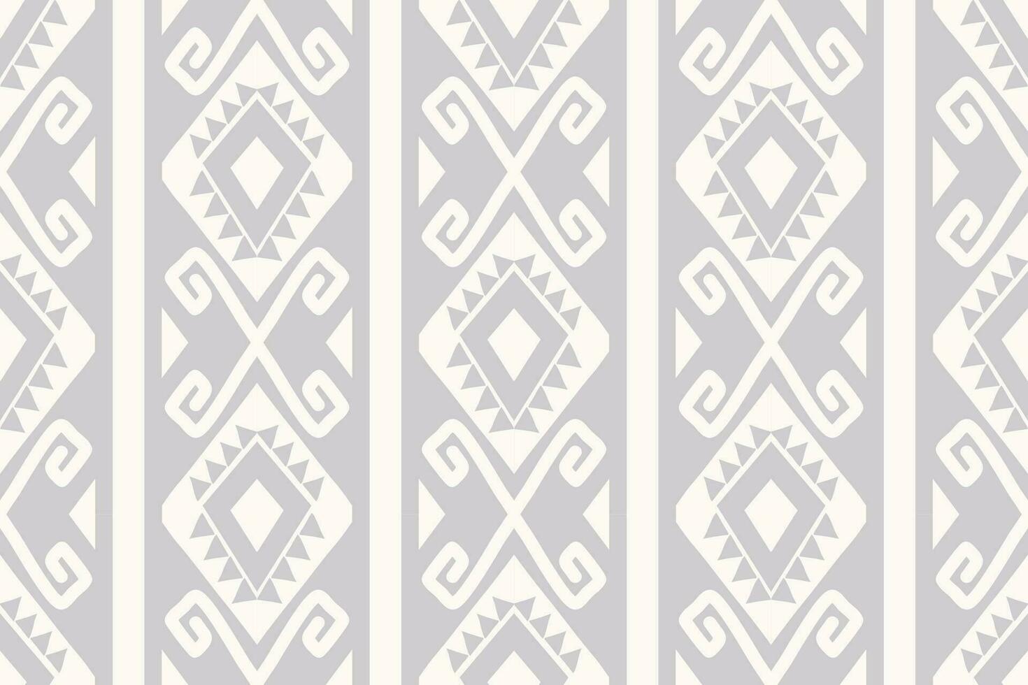 Aztec tribal stripes pattern. Monochrome grey color aztec tribal geometric drawing shape seamless pattern. African tribal pattern use for textile, wallpaper, mural, carpet, rug, cushion, etc. vector