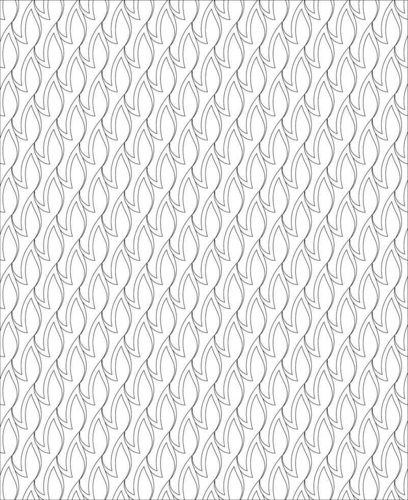 Black and white seamless pattern for coloring book in doodle style. vector