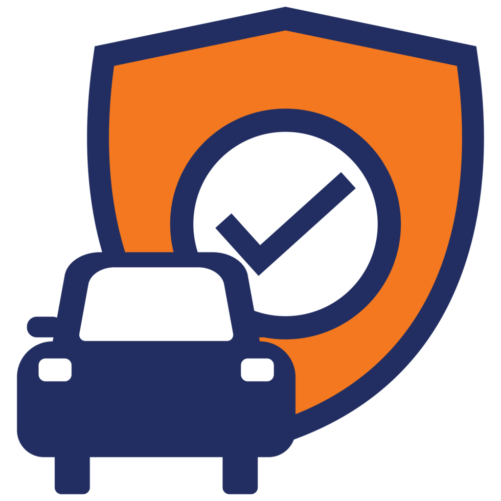 Auto planen Symbol Blau und Orange Versicherung png 25866795 PNG