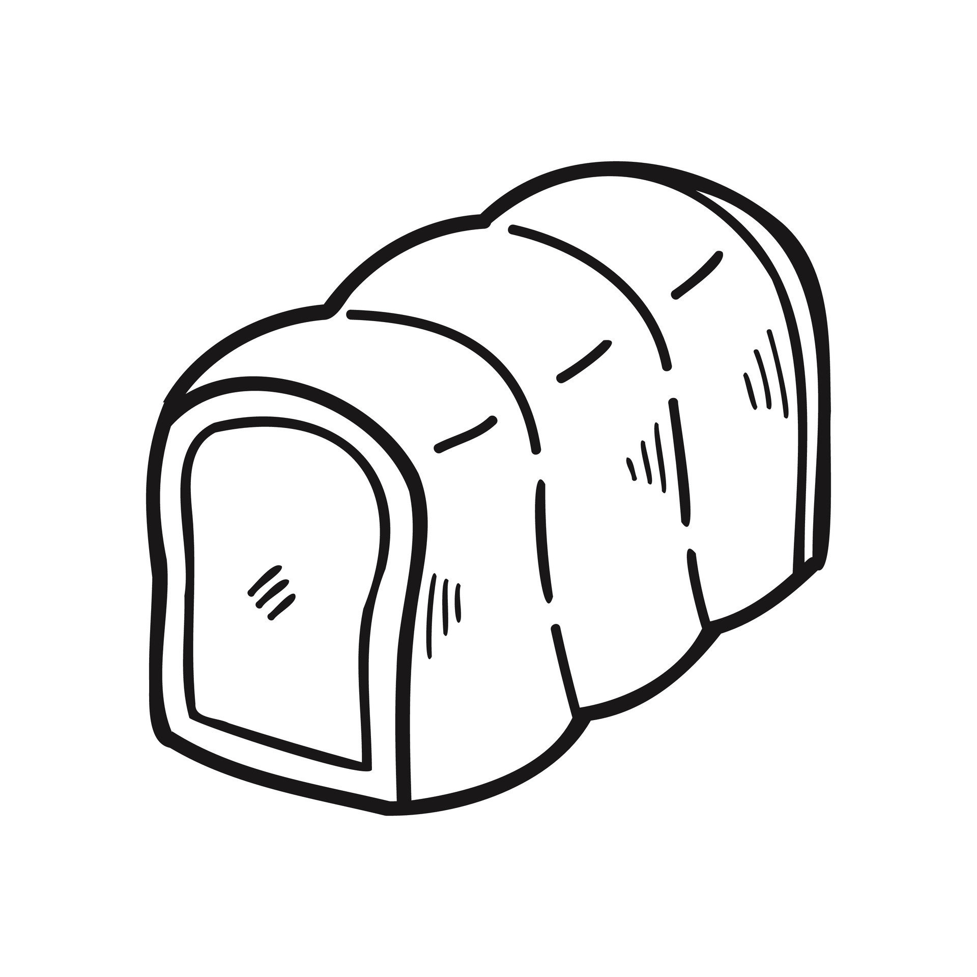 black and white bakery bread 25866803 Vector Art at Vecteezy