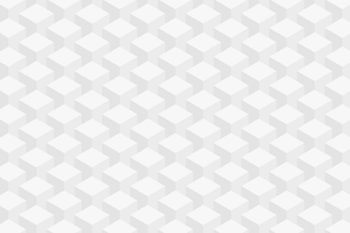 3d grey optical illusion cube seamless pattern. Isometric blocks structure background vector illustration.