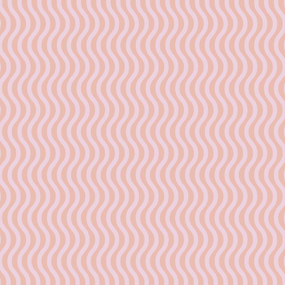 Pink seamless wavy line pattern vector background. Stripes wave pattern design.