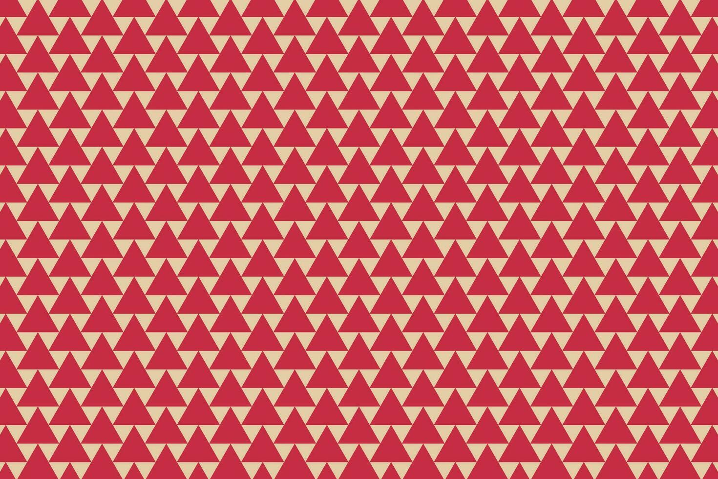 rojo triángulo mosaico sin costura modelo antecedentes. triangular losas vector antecedentes.