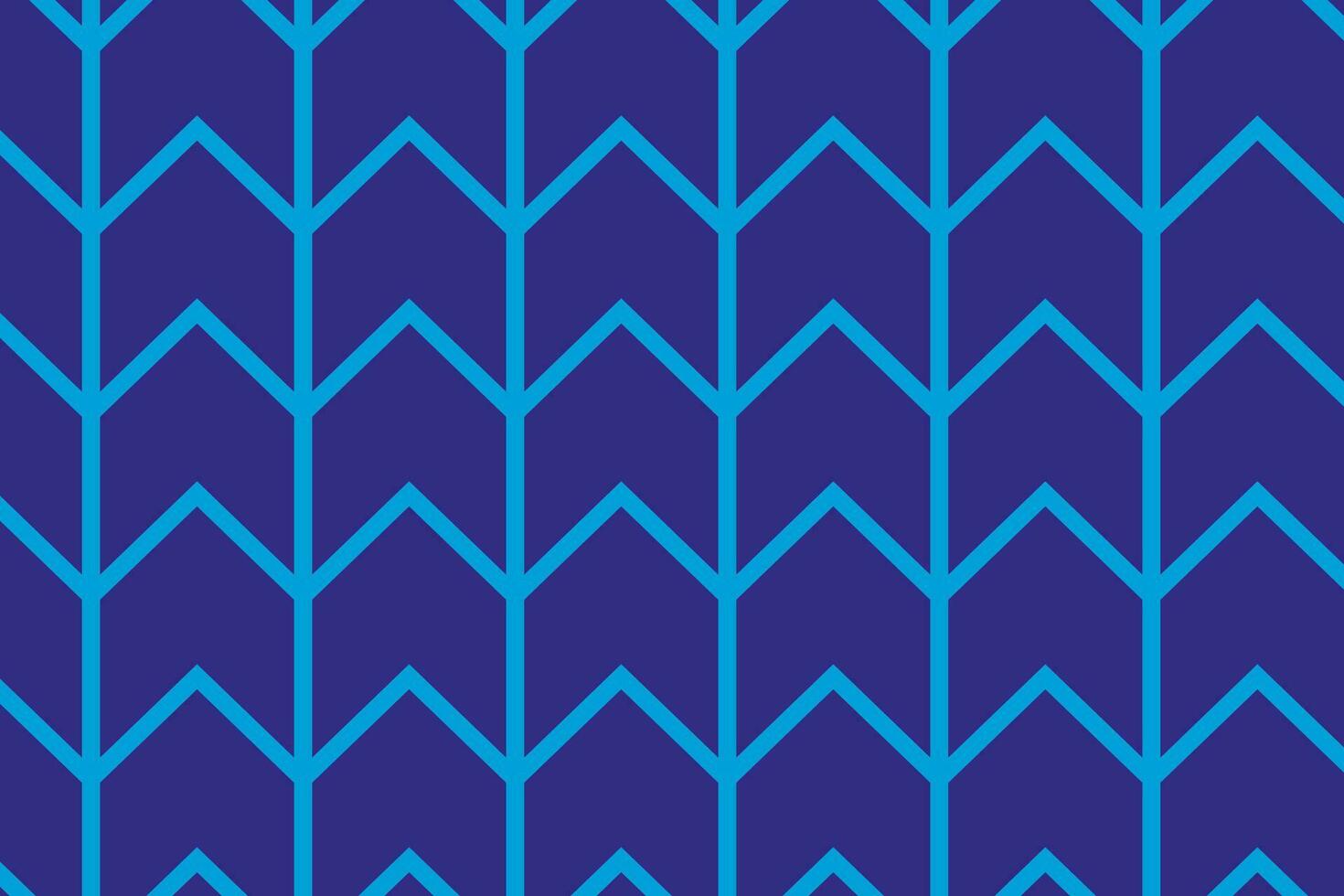 Blue zig zag chevron lines seamless pattern. Zigzag chevrons texture background vector illustration.