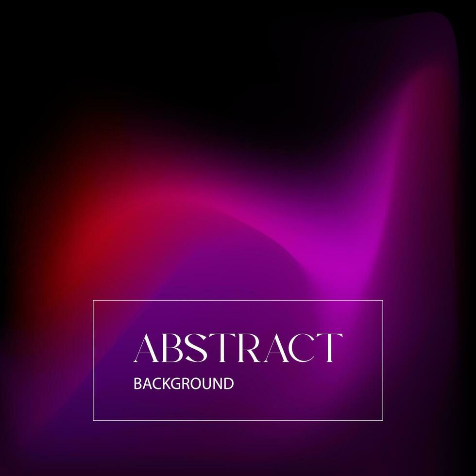 Abstract background dark bright design template violet pink color on black vector