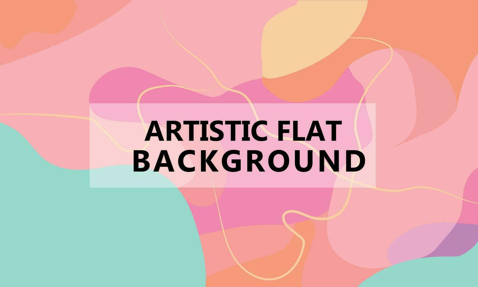 Artistic Flat background illustration vector