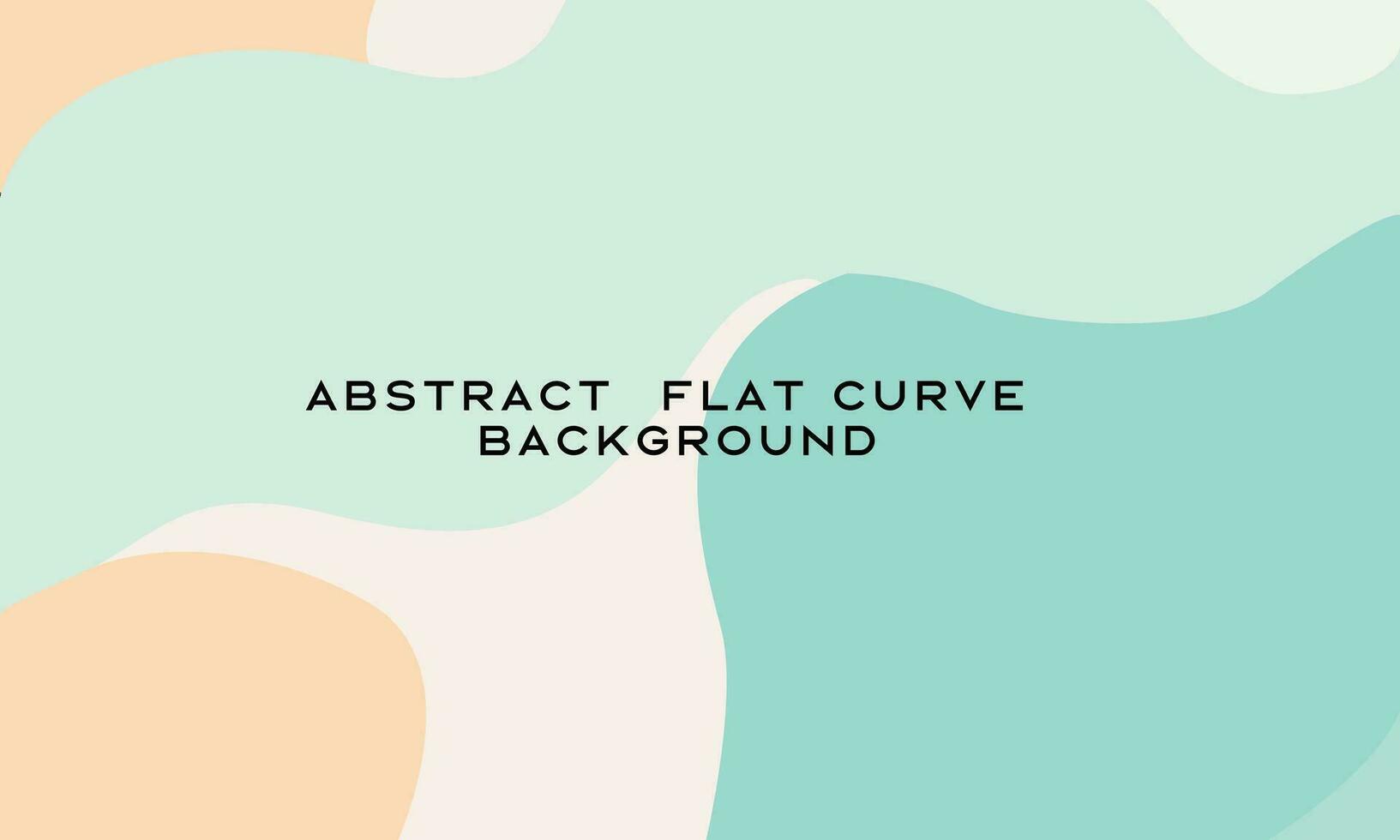 Abstract flat curve background design for linked In cover page vector