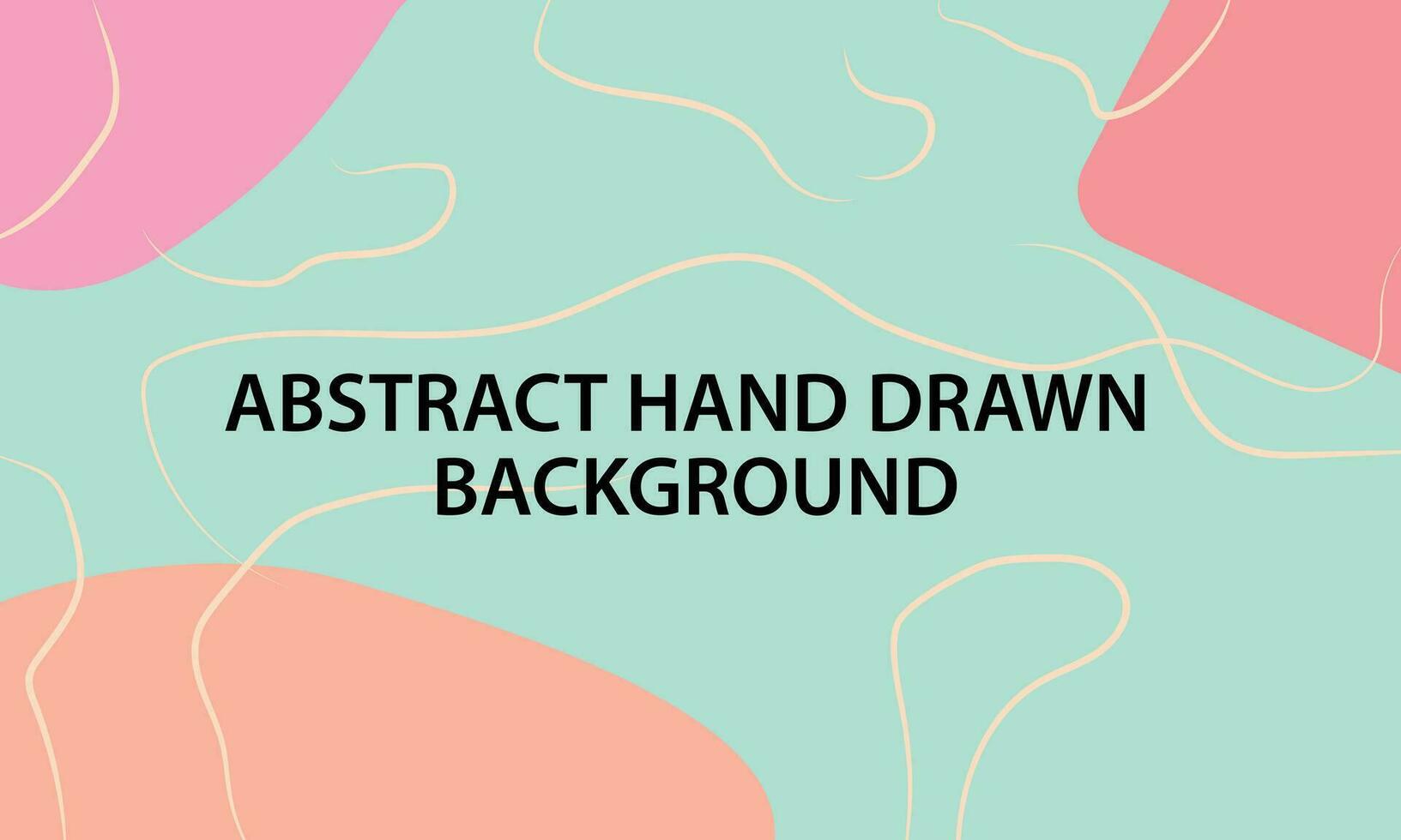 Abstract Hand Drawn Background illustration vector